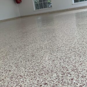 flake epoxy flooring garage