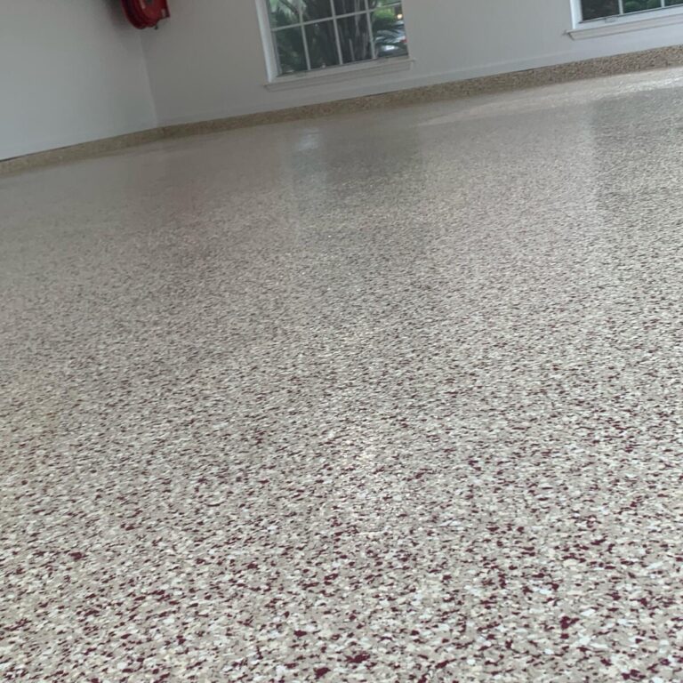 flake epoxy flooring garage