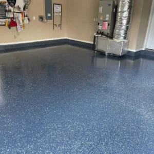 Blue epoxy coating