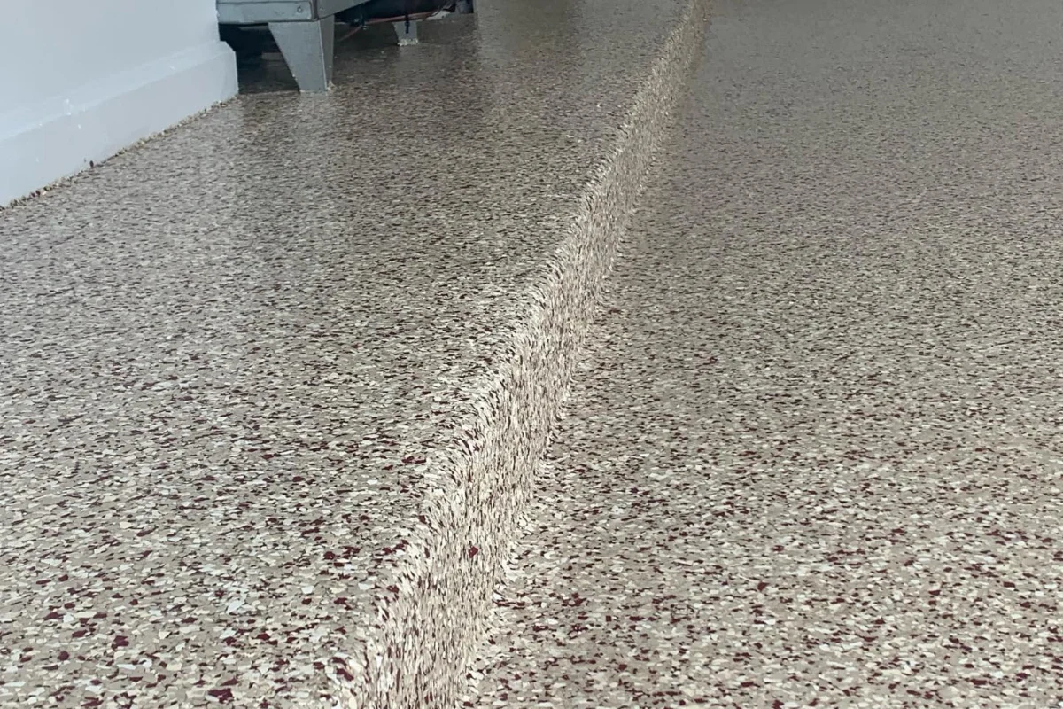 Garage floor concrete coating
