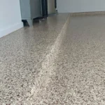 Garage floor concrete coating