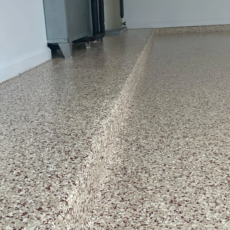 Garage floor concrete coating