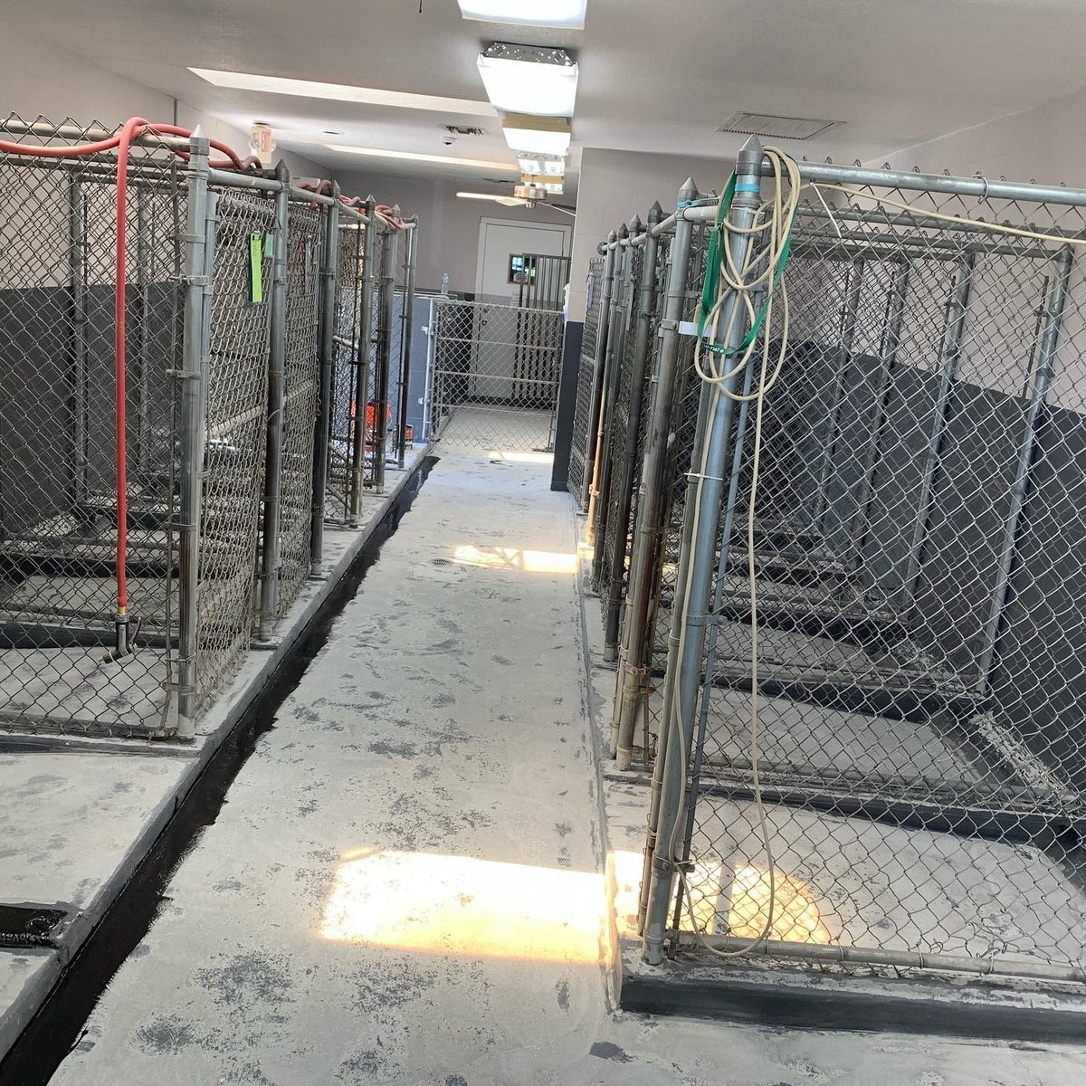 Bare concrete before Apex industrial epoxy install — Manufacturing Plant