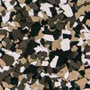 Autumn Brown flake epoxy floor color
