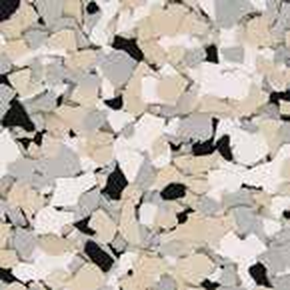 Cabin Fever flake epoxy floor color