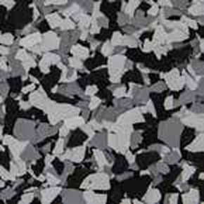 Glacier flake epoxy floor color