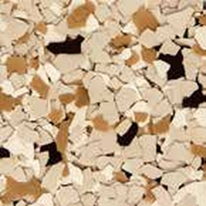 Shoreline flake epoxy floor color