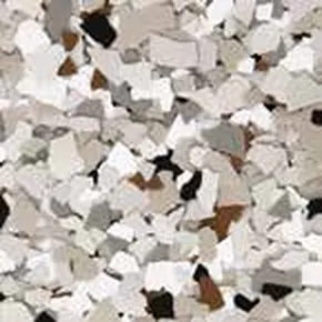 Coyote flake epoxy floor color swatch