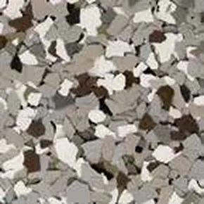 Creekbed flake epoxy floor color swatch