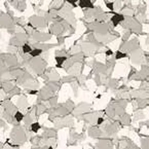 Feather Gray flake epoxy floor color swatch