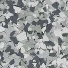 Gravel flake epoxy floor color swatch